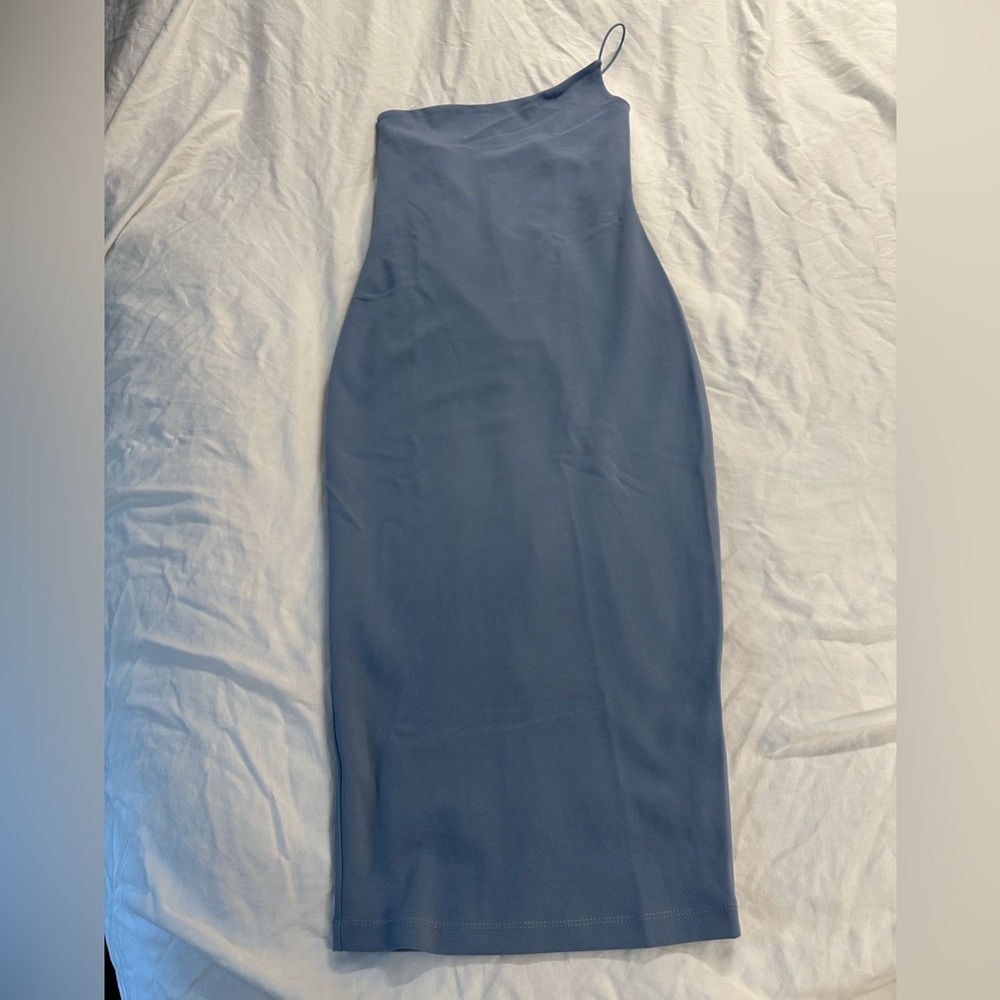 NWT Nookie Blue Bodycon Dress - One Shoulder - Size M - Revolve
